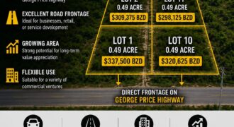 ROAD FRONTAGE COMMERCIAL PROPERTY (FOR SALE) 13 Mils GEORGE PRICE HWY