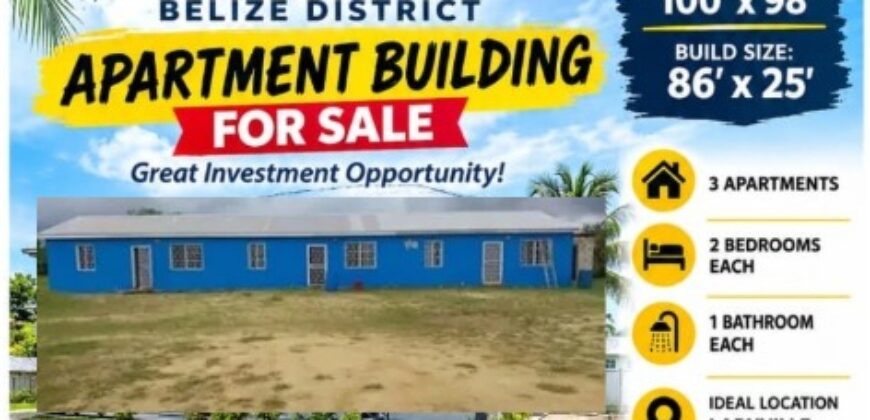 Apartment Building (FOR SALE)